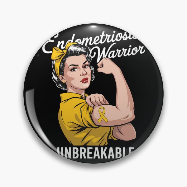 Item preview, Endometriosis Warrior Unbreakable Awareness designed and sold by tiemacopaxer.