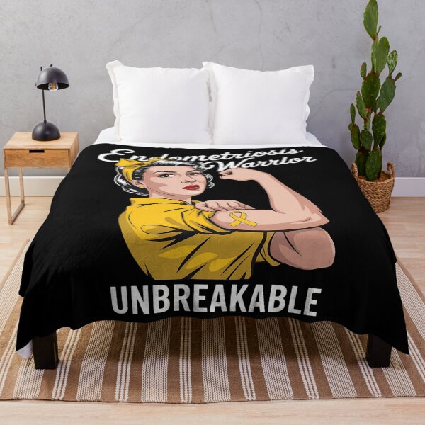 Item preview, Endometriosis Warrior Unbreakable Awareness designed and sold by tiemacopaxer.