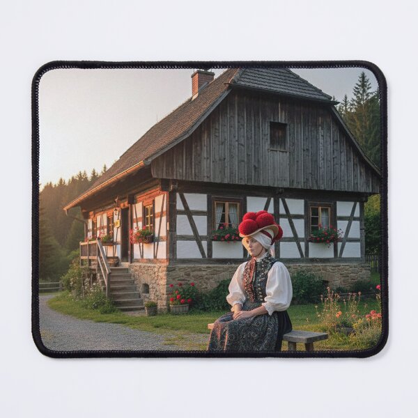 Item preview, Black Forest Idyl - Marie at the Farmhouse - Schwarzwald Tradition designed and sold by iL PhotoArt Germany.