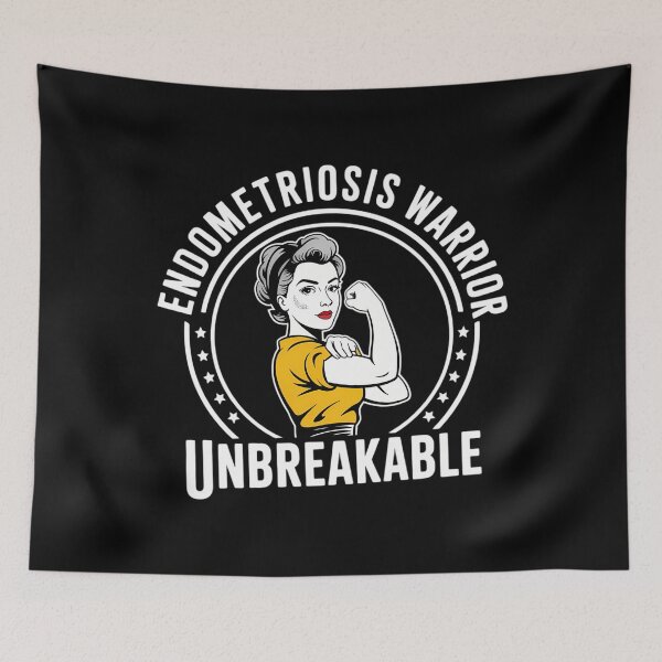 Item preview, Endometriosis Warrior Unbreakable Endo Awareness Month designed and sold by tiemacopaxer.