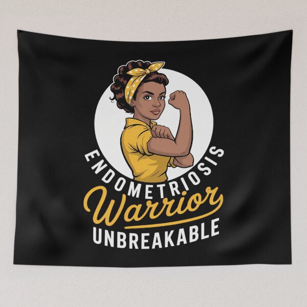 Item preview, Endometriosis Warrior Unbreakable Endometriosis Awareness 2 designed and sold by tiemacopaxer.
