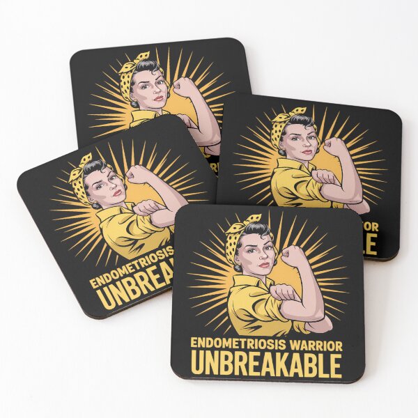 Item preview, Endometriosis Warrior Unbreakable Endometriosis Awareness designed and sold by tiemacopaxer.