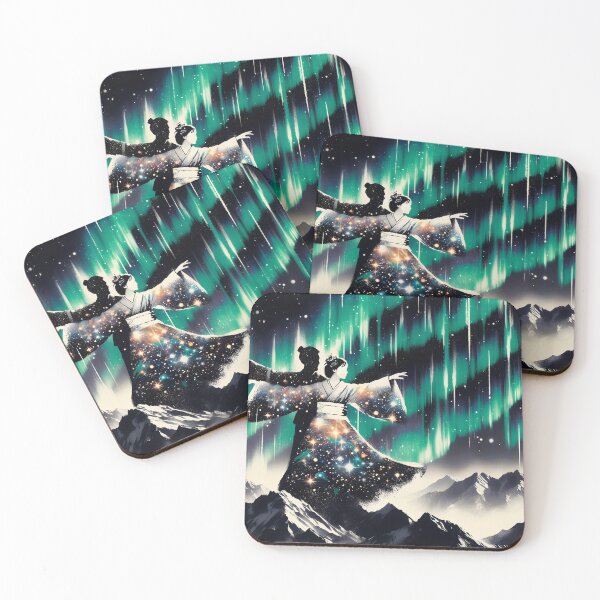 Item preview, Northern Lights Couple, Ai Generated Art  designed and sold by ACC .