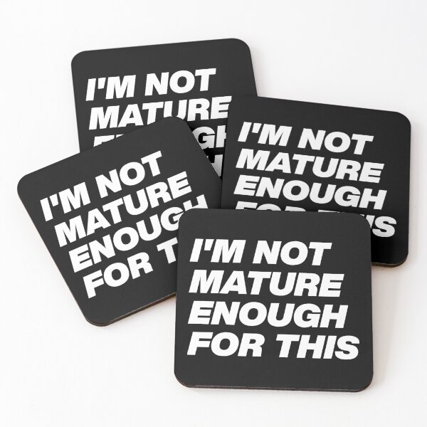 Item preview, Copy of I'm Not Mature Enough For This - Stamp designed and sold by AnAzArt.