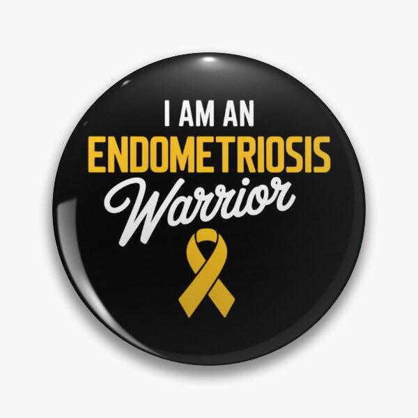 Item preview, Endometriosis Warrior Uterus Endometrium Yellow Ribbon designed and sold by tiemacopaxer.