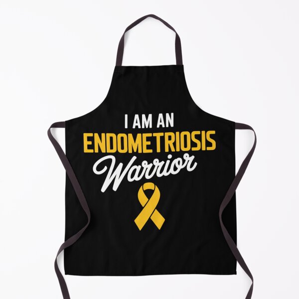 Item preview, Endometriosis Warrior Uterus Endometrium Yellow Ribbon designed and sold by tiemacopaxer.