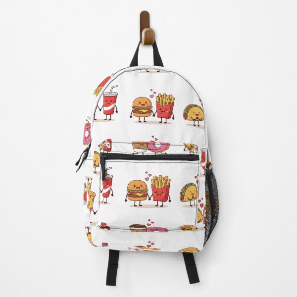 Item preview, Cute Fast Food Better Together Valentine Illustration Set designed and sold by NonditStudio.