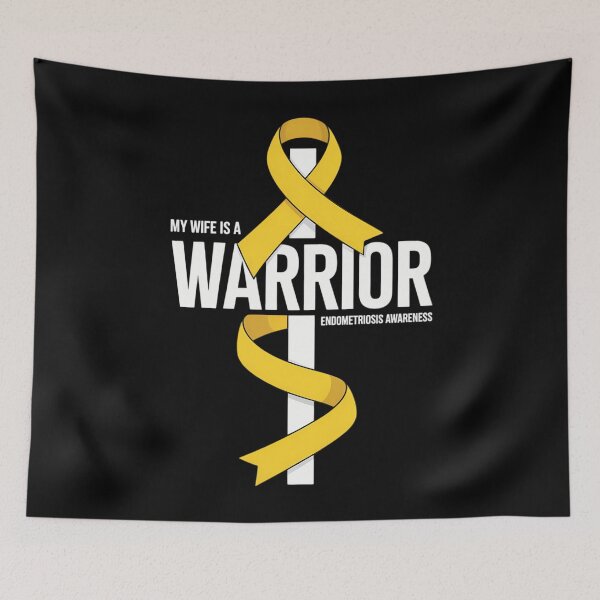 Item preview, Endometriosis Warrior Wife Endometriosis Awareness designed and sold by tiemacopaxer.