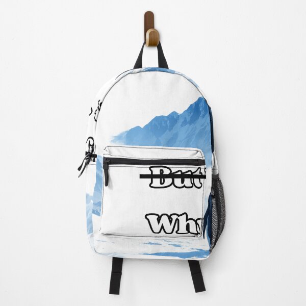 Item preview, Why Not? Penguin Motivation Quote | Minimal Winter Mountain Art designed and sold by Bmd4Fitness.