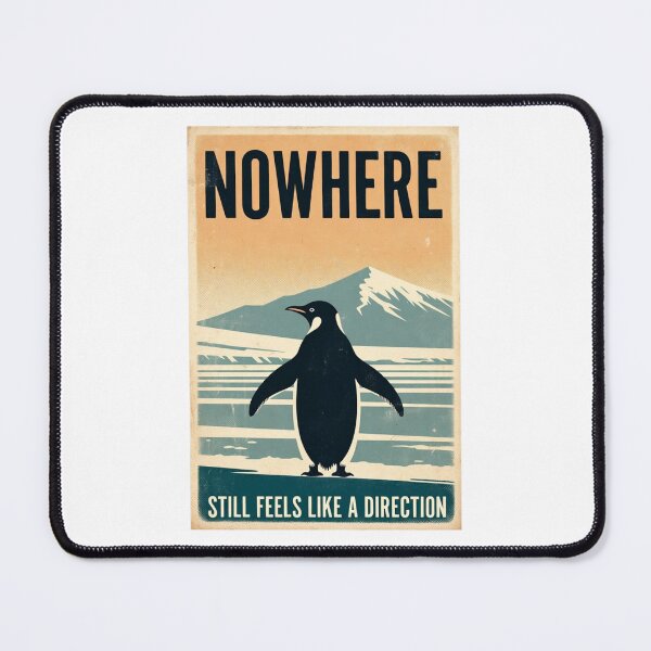 Item preview, Existential Penguin - The Great Escape to the Ice designed and sold by GrumpySableye.
