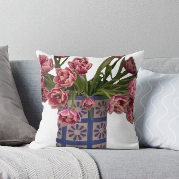 Item preview, Tulips in pot flower sticker designed and sold by inainart.