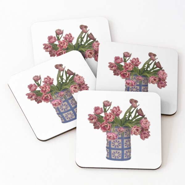 Item preview, Tulips in pot flower sticker designed and sold by inainart.