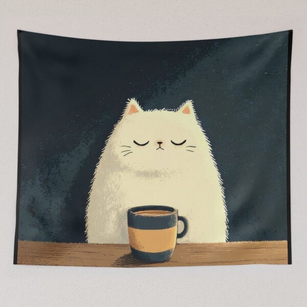 Item preview, Coffee Cat designed and sold by GraphicMondaze.