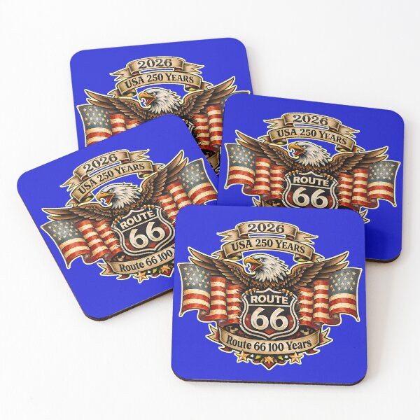 Item preview, America USA 250 Route 66 100 Years Anniversary designed and sold by Route66art.
