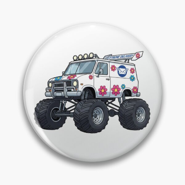 Item preview, Monster Mail - Extreme Delivery Monster Truck designed and sold by octozap.