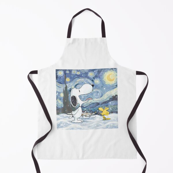 Item preview, Funny Snoopy Woodstock Snow Starry Night designed and sold by Barbara Wilson.