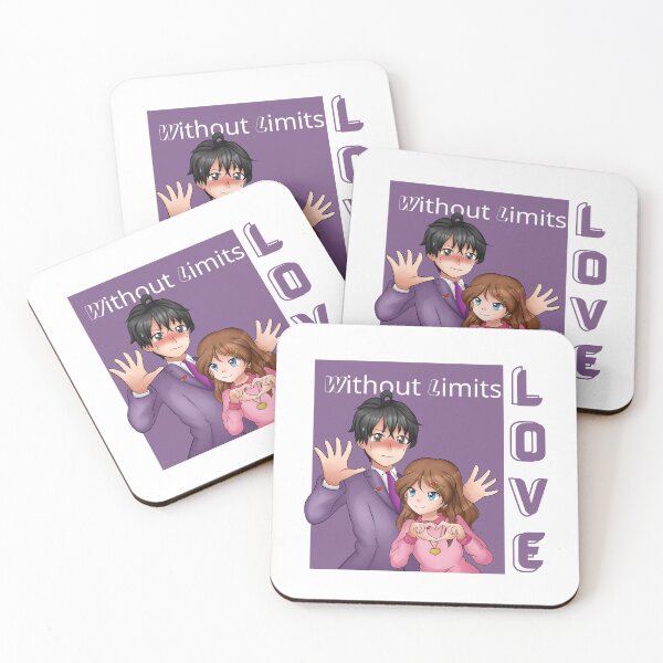 Item preview, Love Without Limits – Anime Couple Valentine Art designed and sold by LunaLoop.