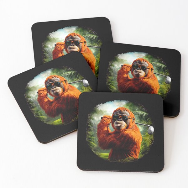 Item preview, Orangutans Golf / Monkey designed and sold by Soulskier.