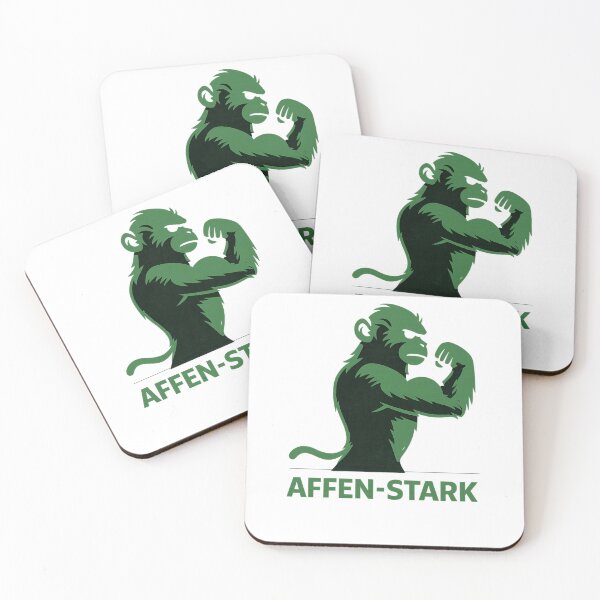 Item preview, Monkey-strong – Powerful gorilla motif | Fitness & motivation design | Strong statement for the gym, sports & everyday life designed and sold by FrenchieFever.
