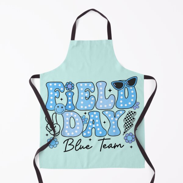 Item preview, Cute retro typography design celebrating field day blue team spirit designed and sold by StanaLuis.