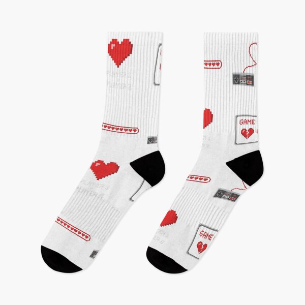 Item preview, Retro Pixel Art Valentine Gaming Set designed and sold by NonditStudio.