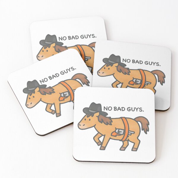 Item preview, No Bad Guys – Cute Cowboy Horse Illustration designed and sold by Senkov.