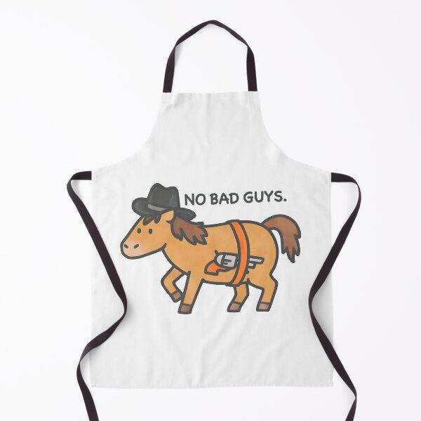 Item preview, No Bad Guys – Cute Cowboy Horse Illustration designed and sold by Senkov.