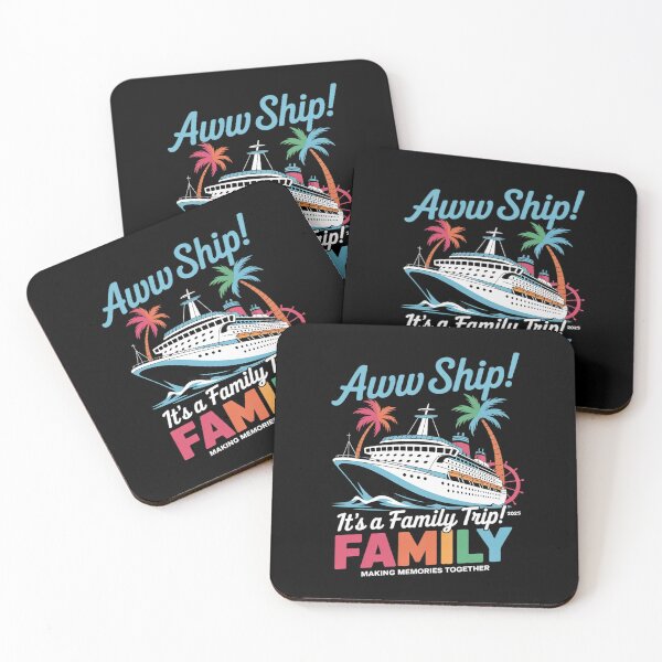 Item preview, Aw Ship! It’s A Family Trip 2025 Family Matching Cruise Trip designed and sold by joyouartArt.