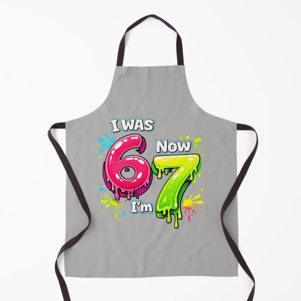 Item preview, I was 6 Now I'm 7 Funny 67 Meme 7 Years Old Birthday Kids T-Shirt designed and sold by MabelWells.