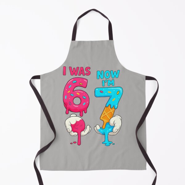 Item preview, I was 6 Now I'm 7 Year Old Birthday Six Seven Meme 67 Kids designed and sold by MabelWells.