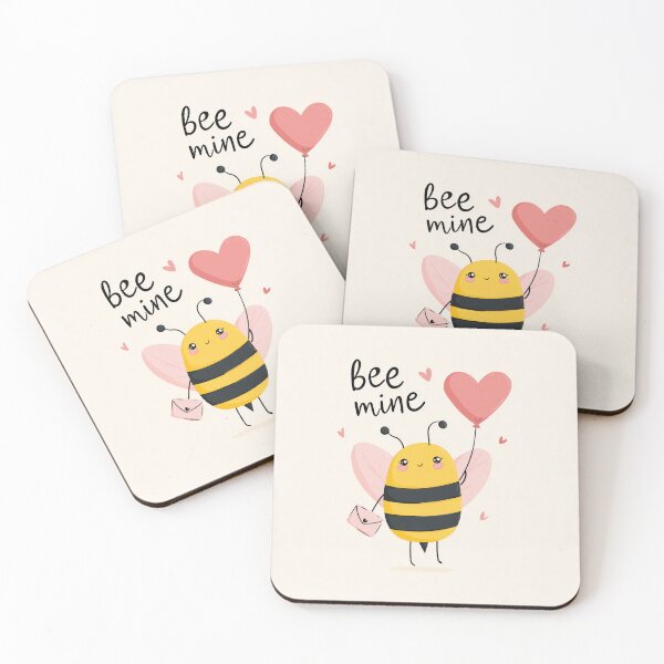 Item preview, Bee my Valentine bee  designed and sold by sosoetmonde.