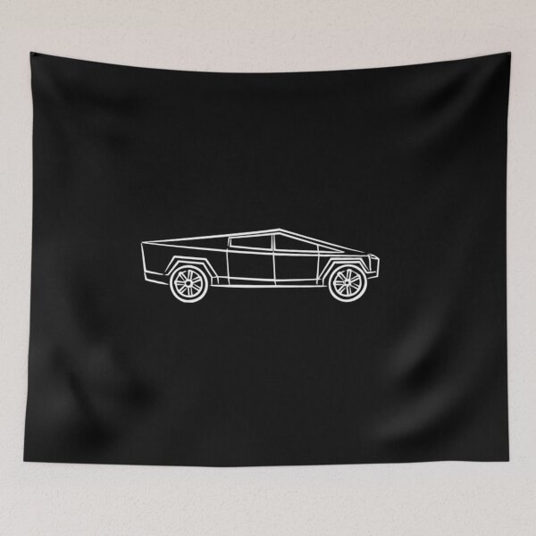 Item preview, Minimal futuristic vehicle line art with clean geometric outline style designed and sold by TiaraHans.
