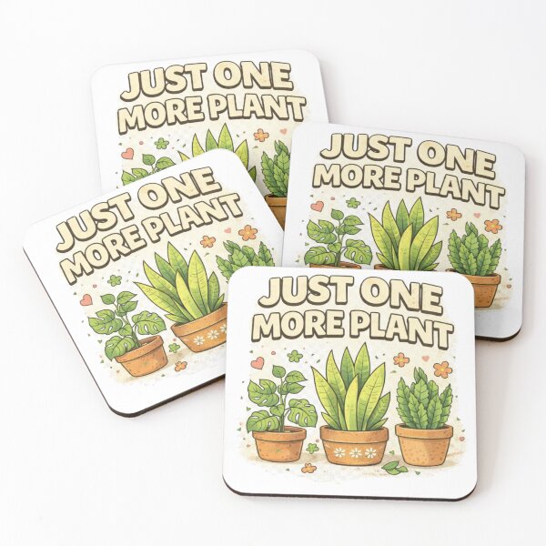 Item preview, Just One More Plant – Funny Plant Lover Illustration designed and sold by lukaszk01.