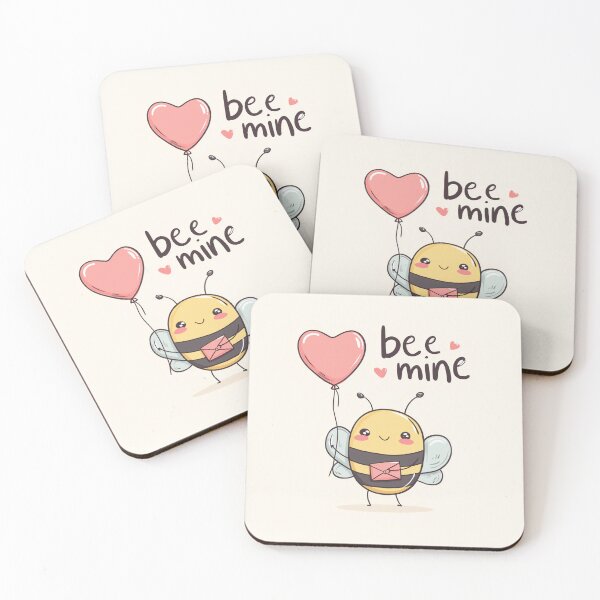 Item preview, Bee my Valentine bee  designed and sold by sosoetmonde.
