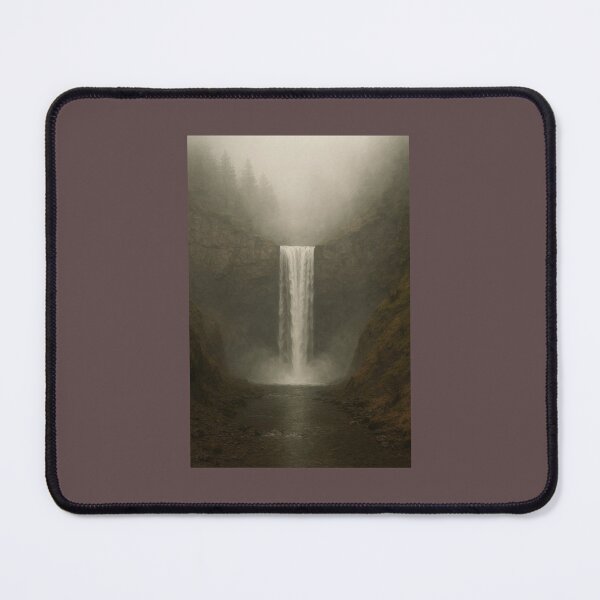 Item preview, Misty Waterfall Nature Artwork designed and sold by AtelierNovaGB.