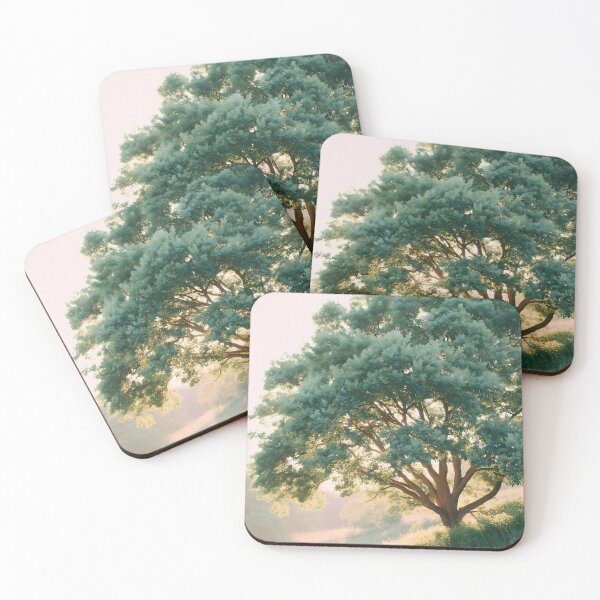 Item preview, Sunlit Oak Tree in the Meadow designed and sold by Mindrender.