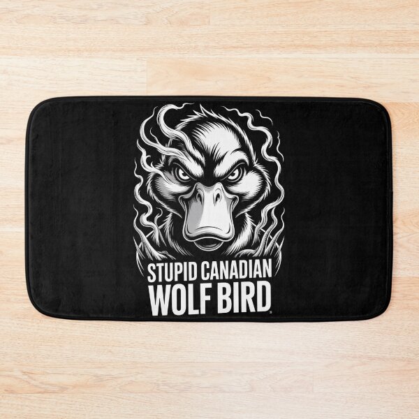 Item preview, Stupid Canadian Wolf Bird - Intimidating Angry Stare Smoke Portrait Design designed and sold by DarylWelsh2024.