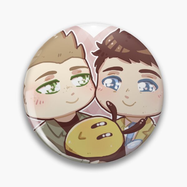 Item preview, Destiel heart bee Valentine's day designed and sold by Melle-OtterWise.