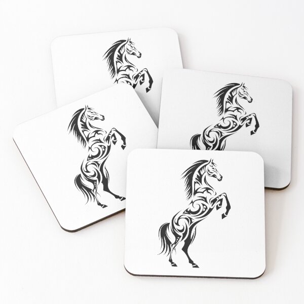 Item preview, Tribal Lines Shape A Wild Horse designed and sold by EdvvinStudios.
