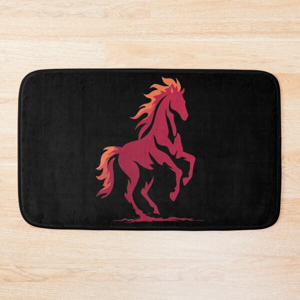 Item preview, Fiery Mane Horse Rising Proud designed and sold by EdvvinStudios.