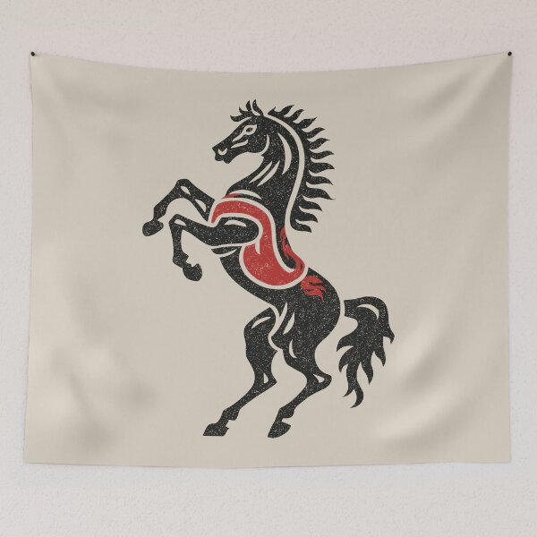 Item preview, Graphic Horse With Red Mark designed and sold by EdvvinStudios.