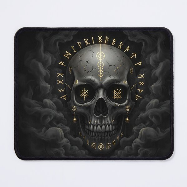 Item preview, Dark fantasy skull designed and sold by Zazeyy.