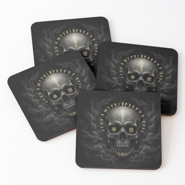 Item preview, Dark fantasy skull designed and sold by Zazeyy.