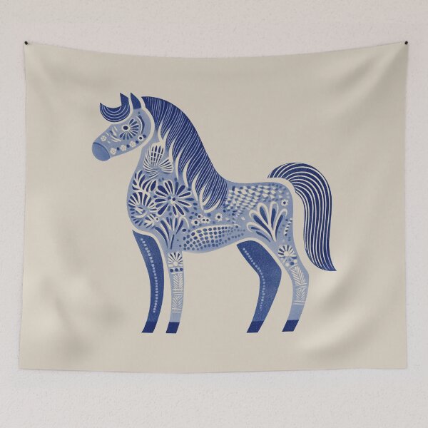 Item preview, Blue Horse Thinks Differently designed and sold by EdvvinStudios.
