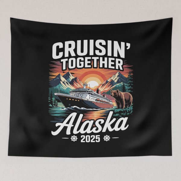 Item preview, Cruisin Together Alaska 2025 Family Friend Alaska Cruise designed and sold by joyouartArt.