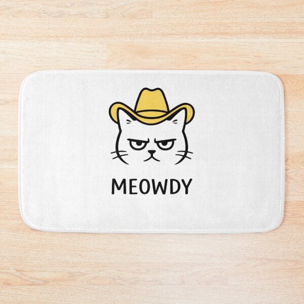 Item preview, Meowdy Cat – Funny Cowboy Cat Minimal Line Art T-Shirt designed and sold by BShop20 – Cute Funny Tees & Gifts.