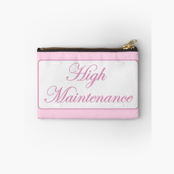 Item preview, pink cutesy girly girl sticker - High Maintenance designed and sold by inainart.