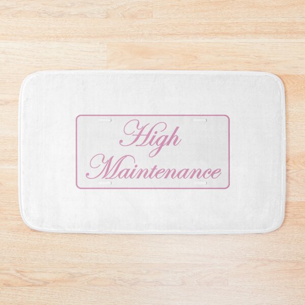 Item preview, pink cutesy girly girl sticker - High Maintenance designed and sold by inainart.