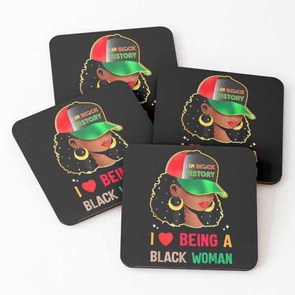 Item preview, Empowering illustration celebrating black woman pride identity and cultural strength designed and sold by TiaraHans.