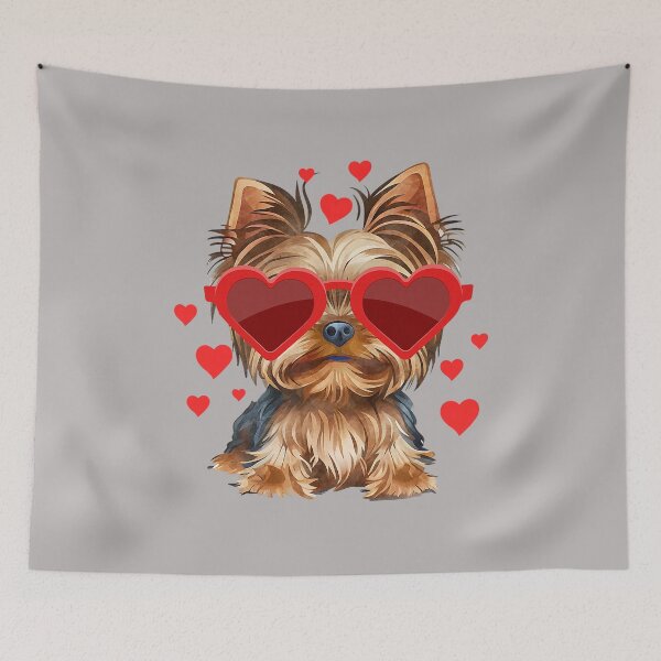 Item preview, Yorkshire Terrier valentines day Yorkie Lover designed and sold by GreggRoss.